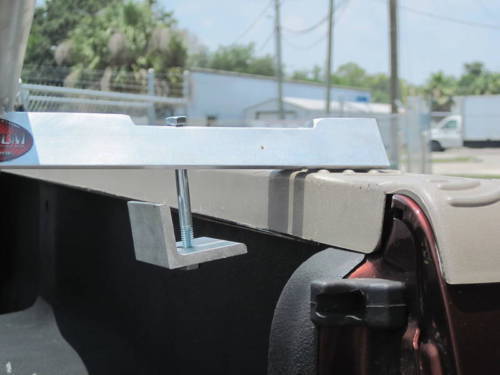 Bed Rail Fishing Rod Holder – 9 Rods – Full Size Truck Model