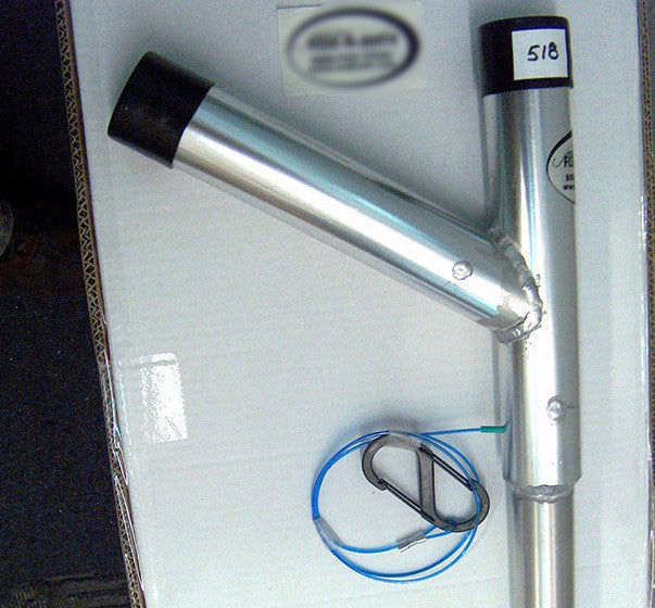 noodle fishing rod holder 45 Degree Rod Holder for Fishing Carts – Beach Fishing Carts