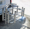 Beach Fishing Cart with Detachable Receiver Hitch