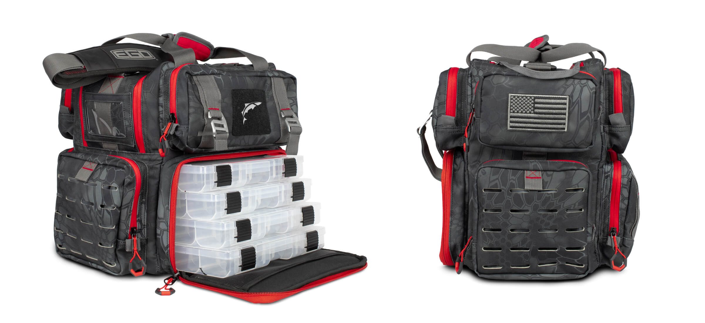 hard camo tackle box EGO Kryptek Tackle Box Bag