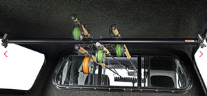 truck canopy fishing rod holder ROD-UP Rod Mount for Trucks with Pass-Thru Windows – Beach Fishing Carts