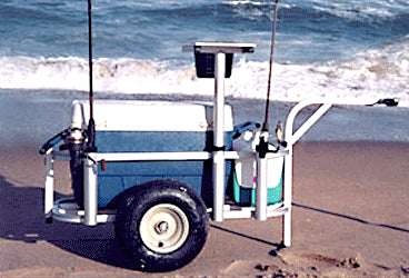 Angler's Fish-n-Mate #105 Jr. Fishing Beach Cart, Size: One size, White