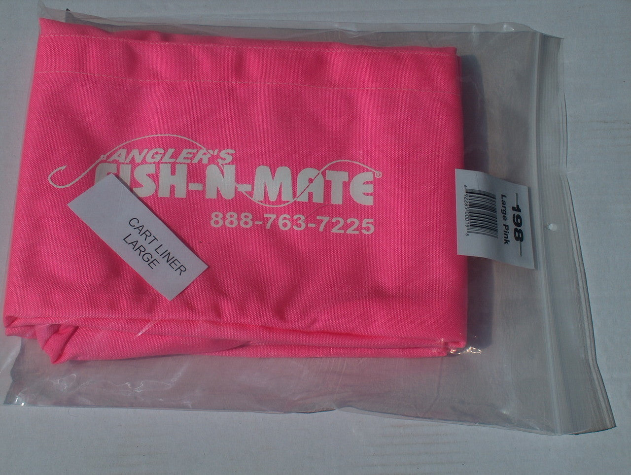 Pink vinyl liner for the Fish N Mate large beach fishing cart by