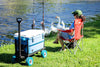 Mighty Max Fishing Cart - Blue Wheels
