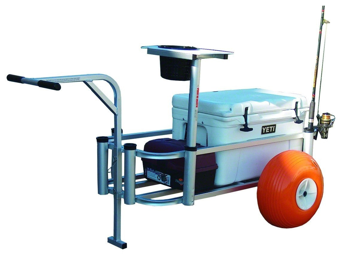Angler's Fish-N-Mate Cart with Poly Wheels