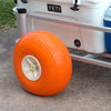 Balloon tires for fishing carts